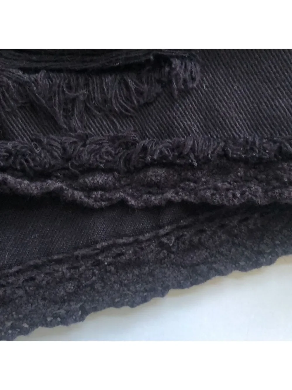 Garage Festival Style Black Denim Shorts Size 5
